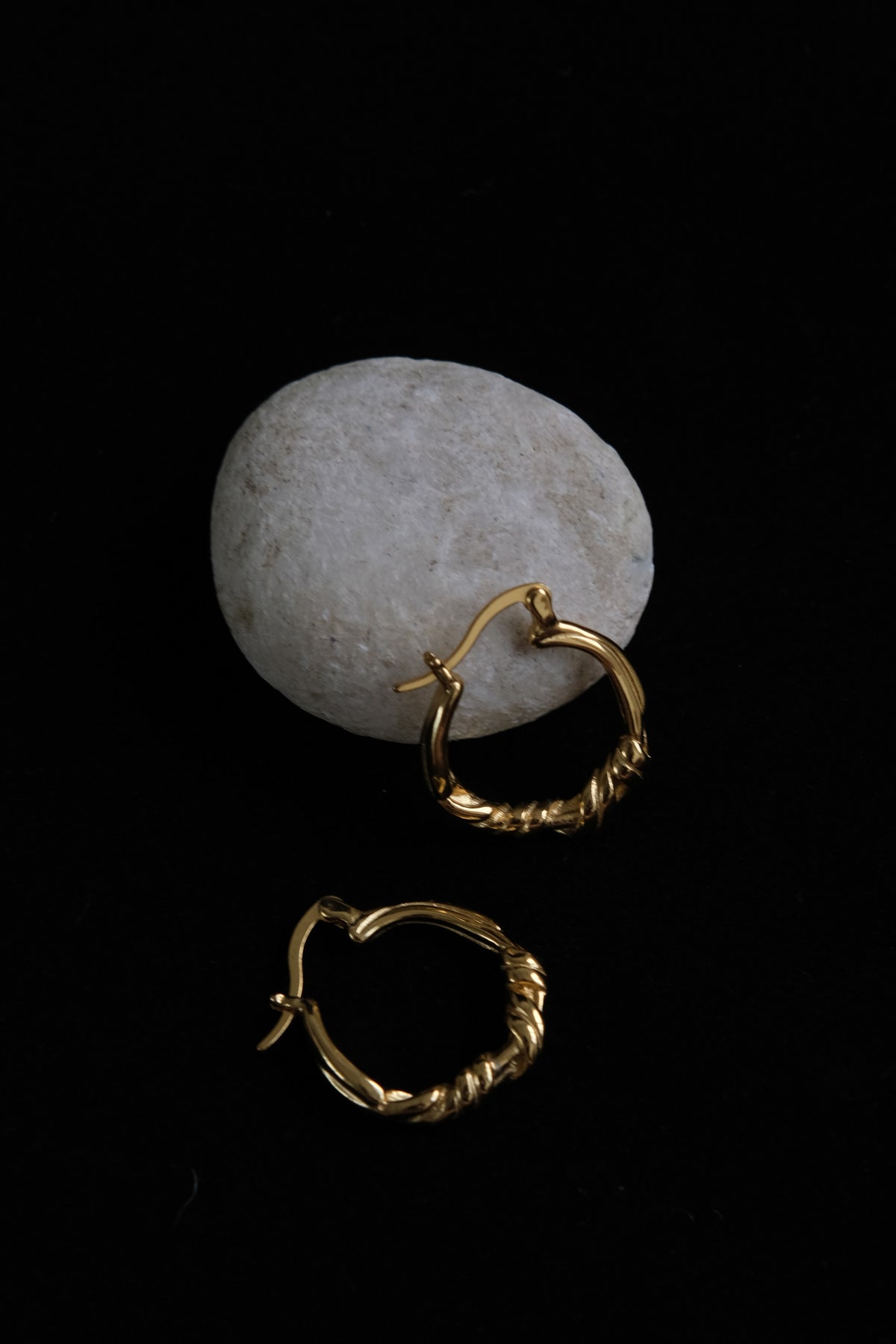French Style Knotted Earrings in Gold Vermeil