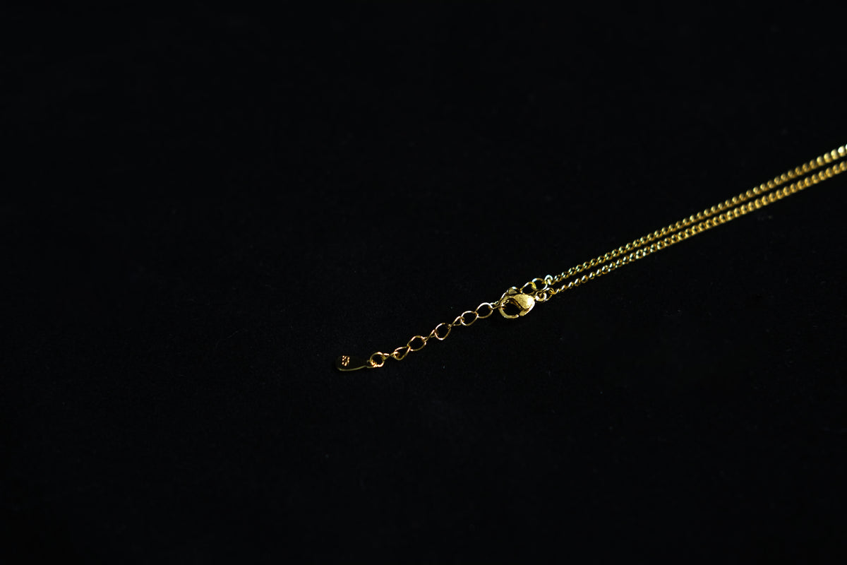 Oval Clavicle Chain Gold Vermeil