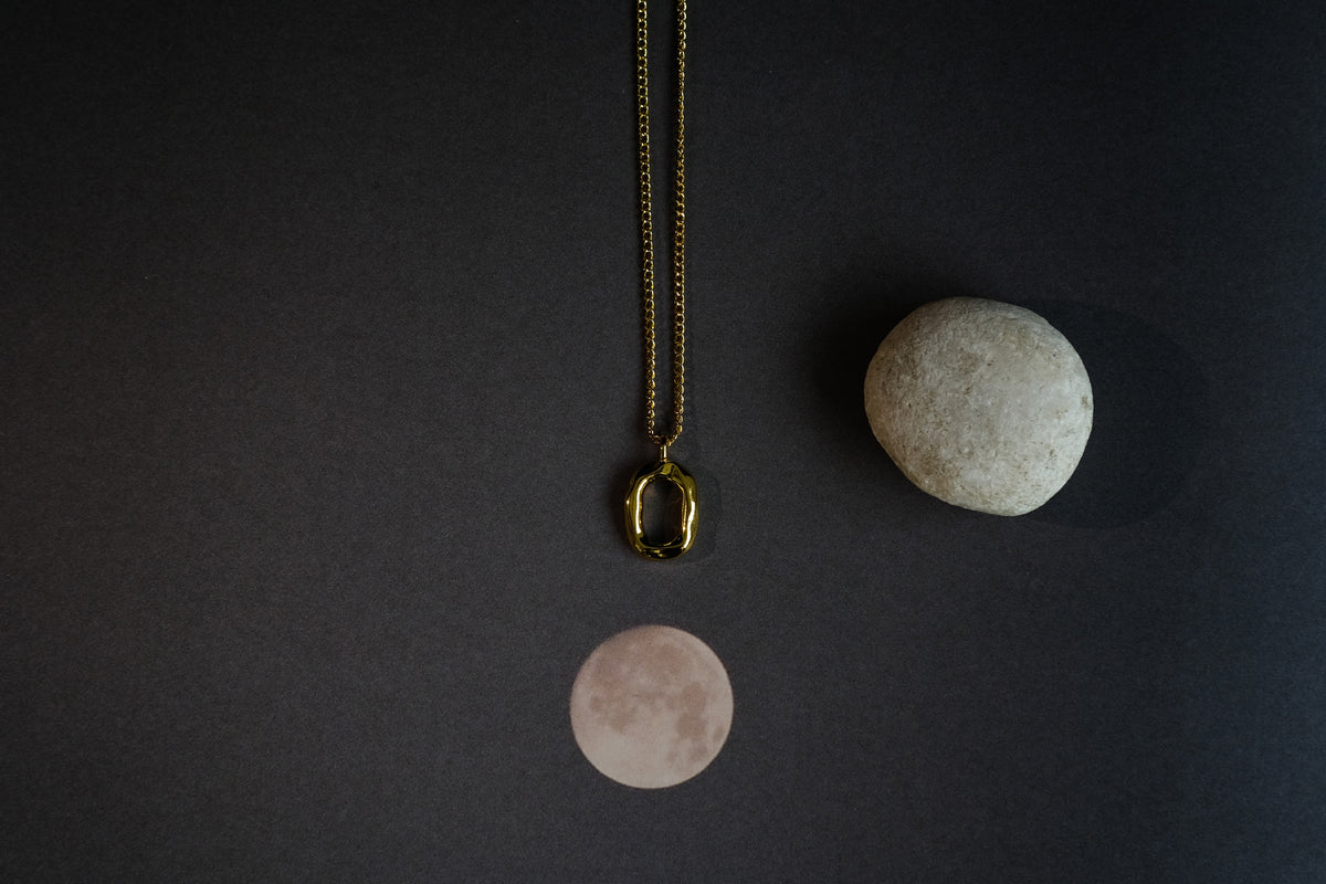 Oval Clavicle Chain Gold Vermeil