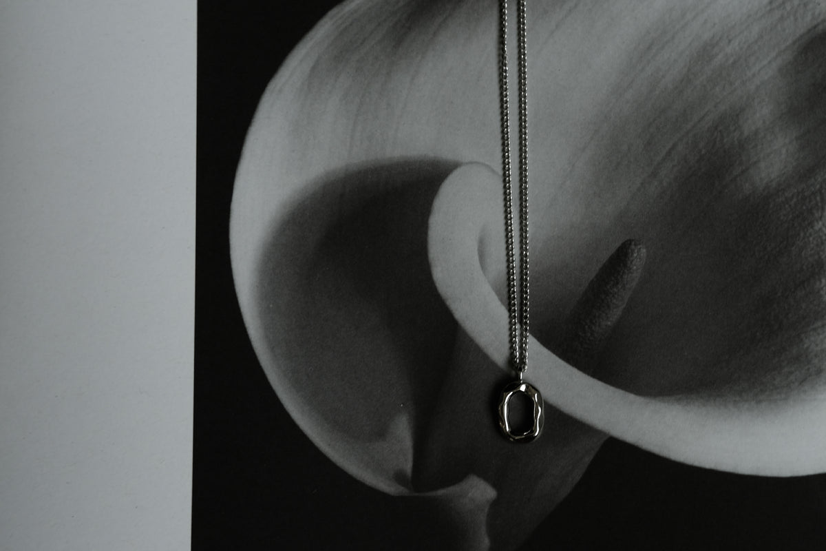 Oval Clavicle Chain Silver