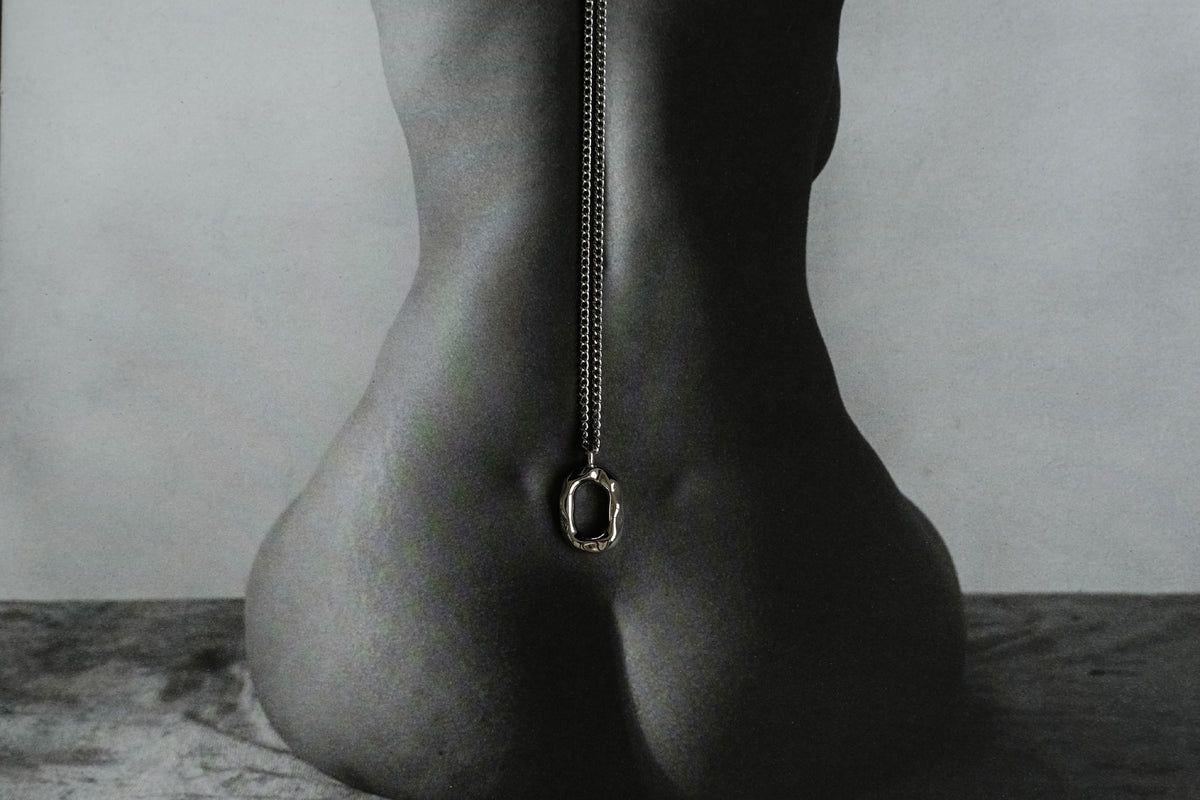 Oval Clavicle Chain Silver