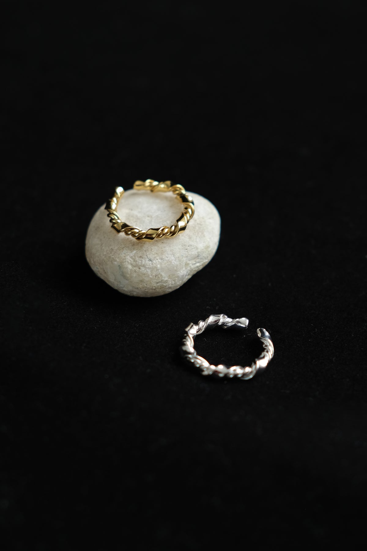 Knotted Ring in Gold Vermeil