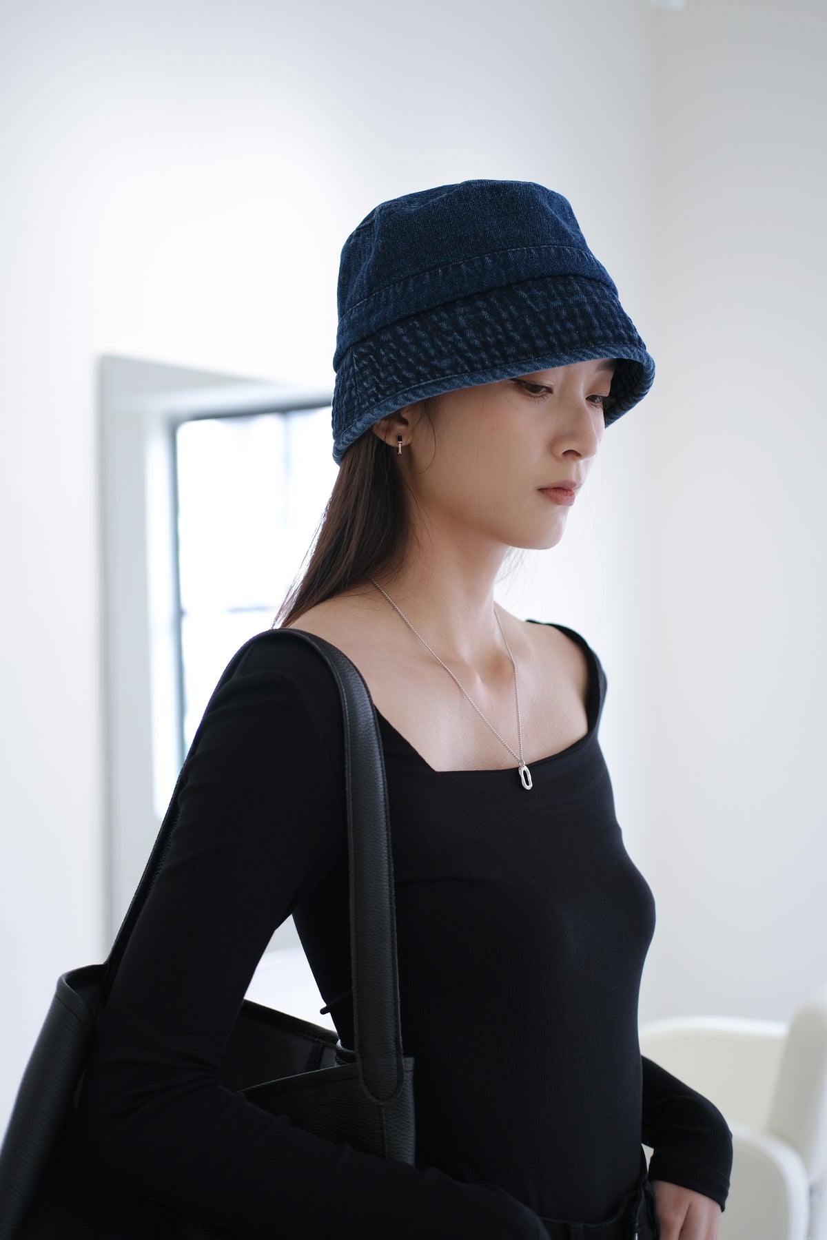 Denim hat (Dark blue)