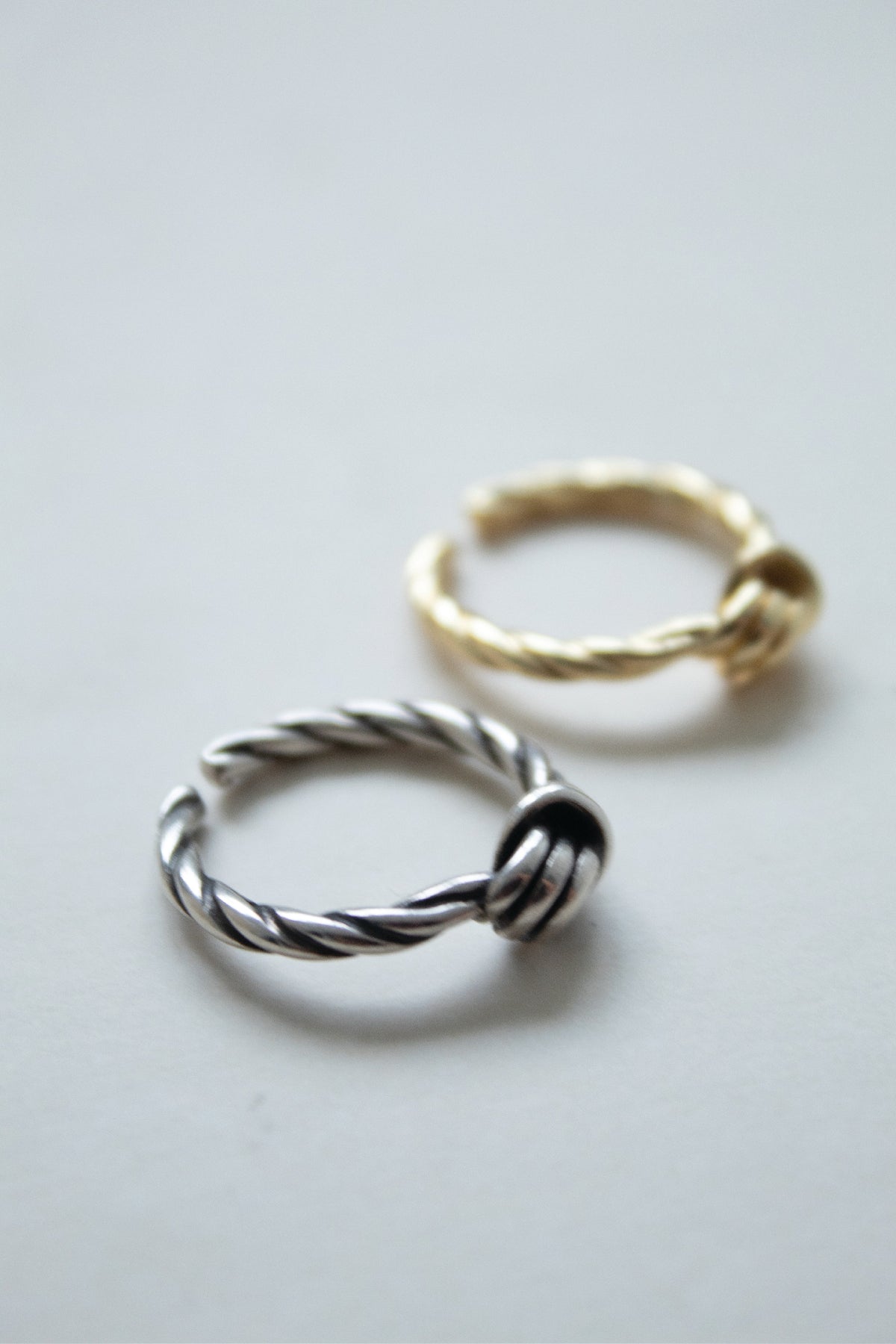 Knot Simple Ring in Gold Vermeil