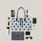 Classic Flow Canvas Tote - Polkadots