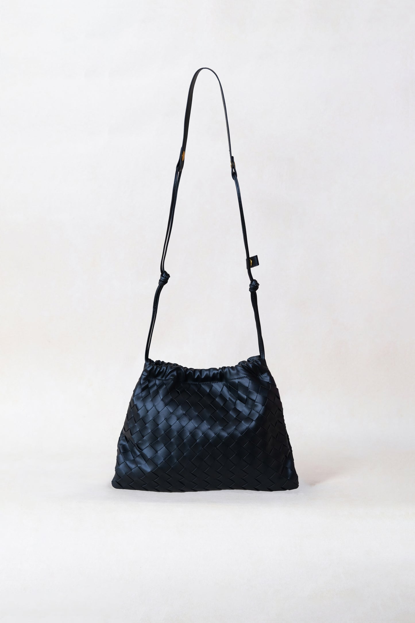 Artisan Cloud Satchel - Shinny Black