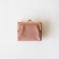 Signature Metal-Clasp Compact Wallet - Pink