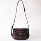 Classic Saddle Underarm Bag - Coffee Leopard