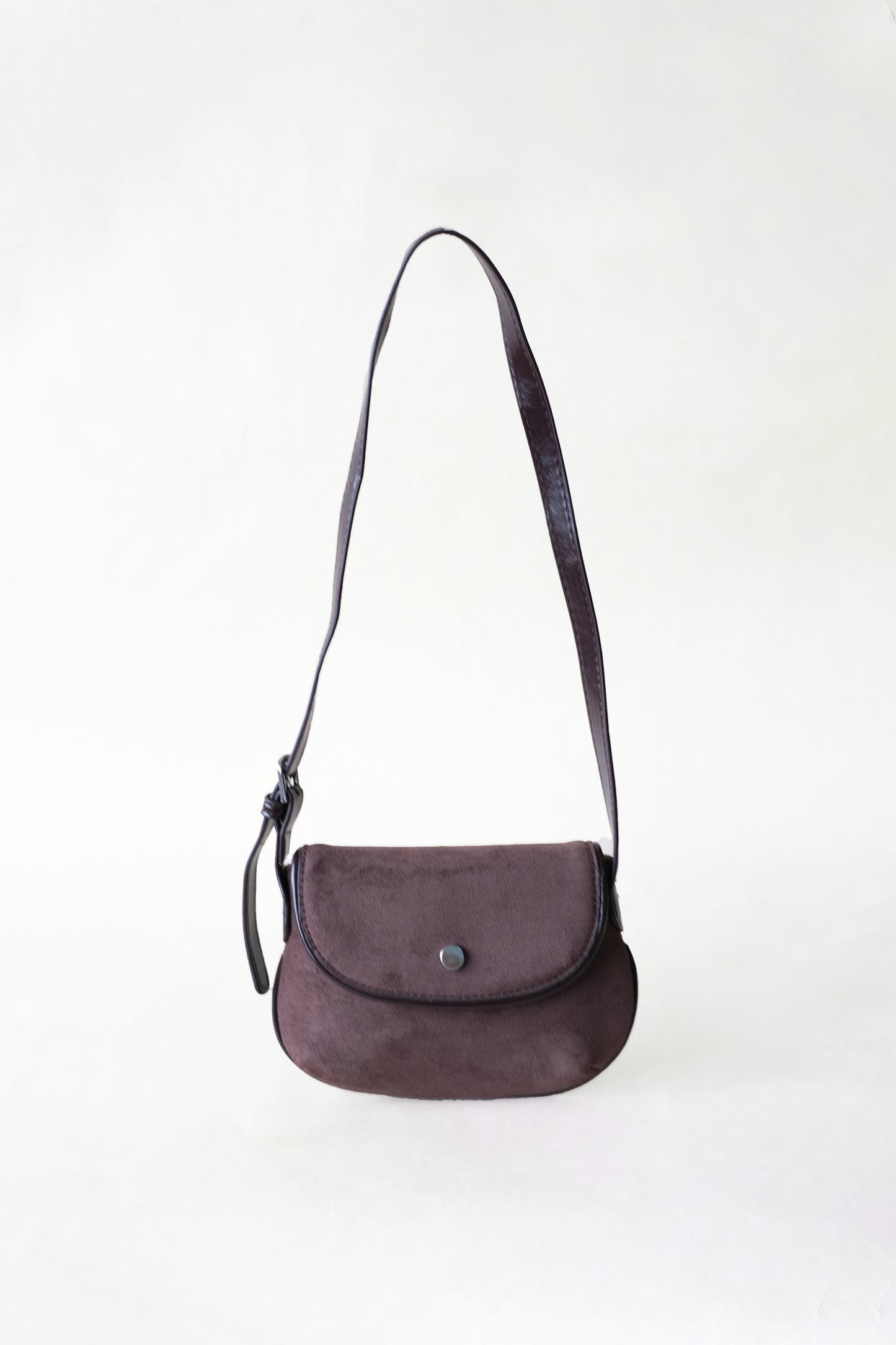 Classic Saddle Underarm Bag - Coffee
