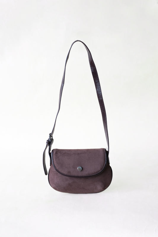 Classic Saddle Underarm Bag - Coffee