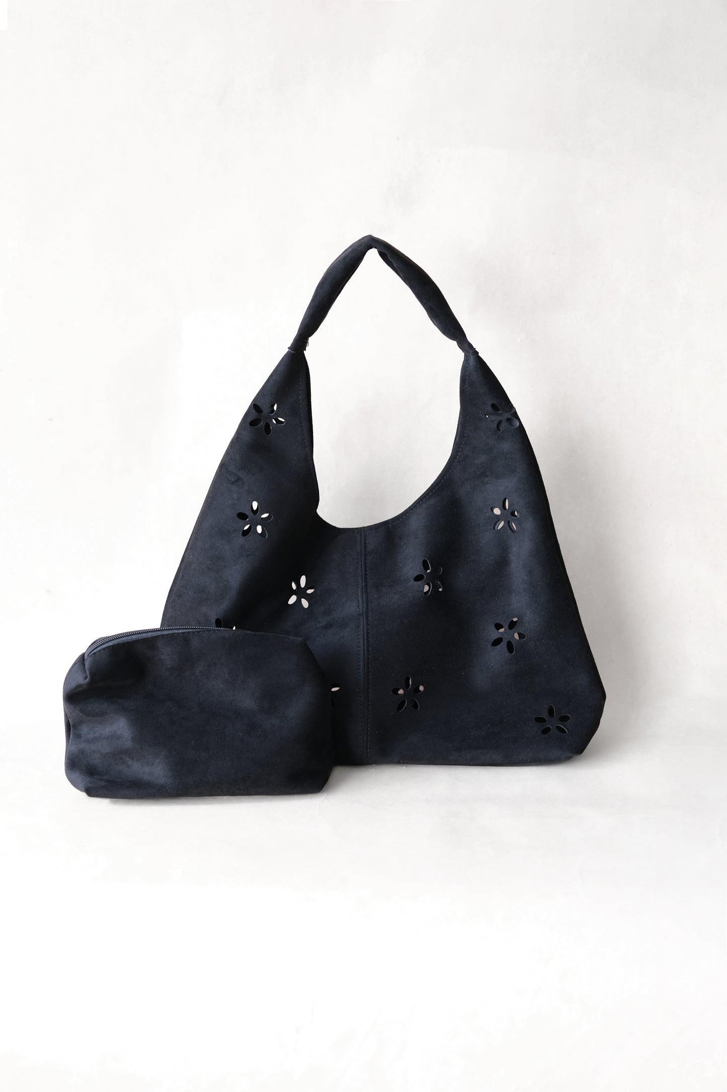 Chic Minimalist Shoulder Tote - Classic Black