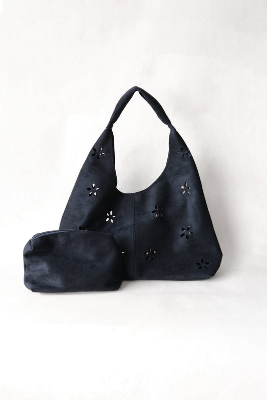 Chic Minimalist Shoulder Tote - Classic Black