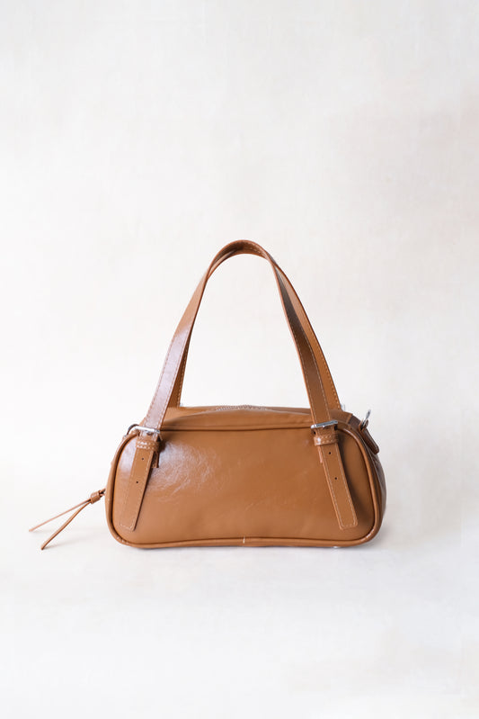 Vintage Baguette Shoulder Bag - Chestnut