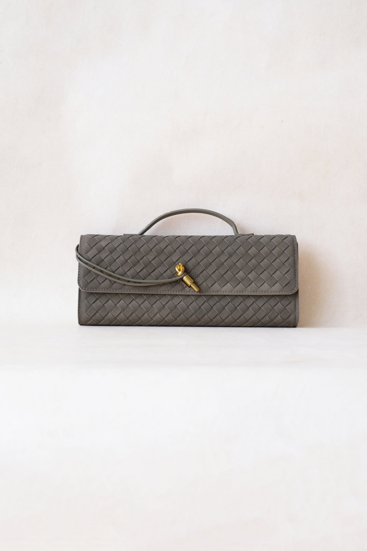 Artisan Crafted Flap Bag - Earthy Green