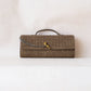 Artisan Crafted Flap Bag - Khaki