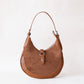 Classic Velvet Saddle Handbag - Chestnut
