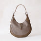 Classic Velvet Saddle Handbag - Khaki