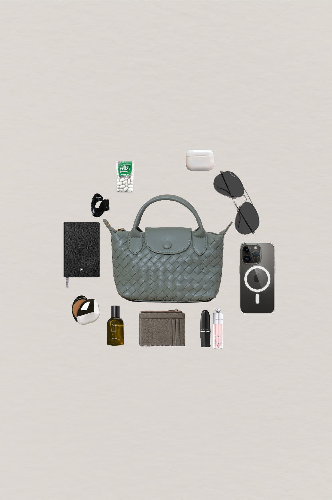 Artisan Véra Mini Carry Bag - Mineral Green
