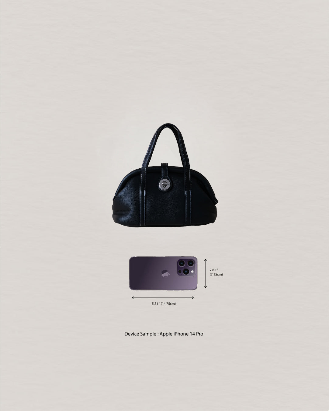 Éla Curve Bag - Classic Black
