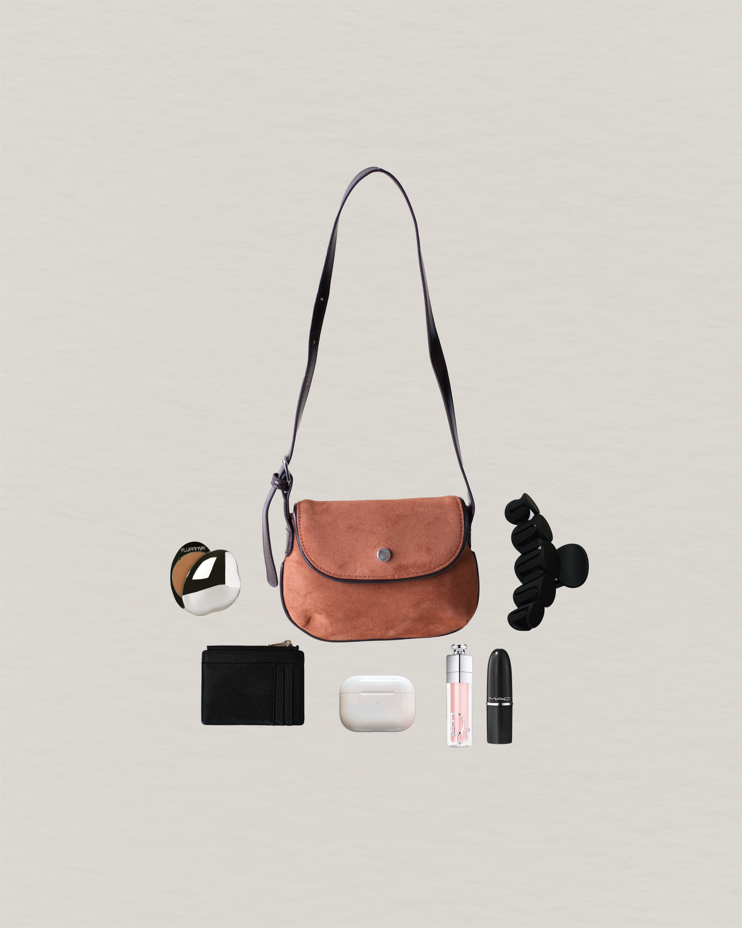 Classic Saddle Underarm Bag - Chestnut