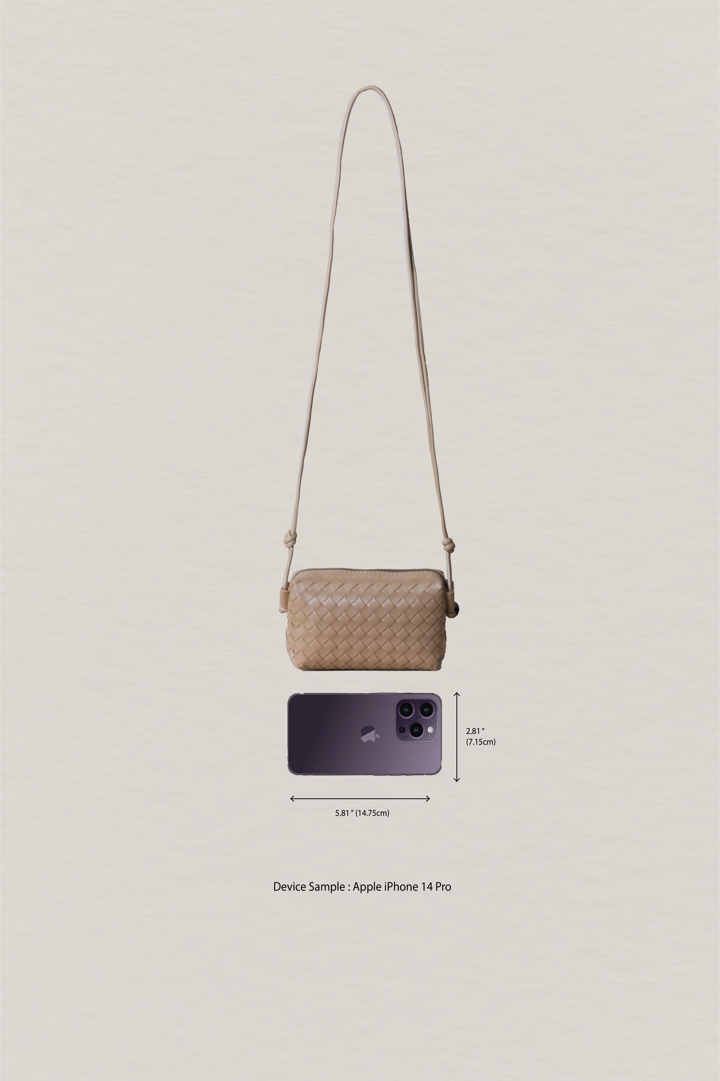 Artisan Elegance Box Bag - Almond