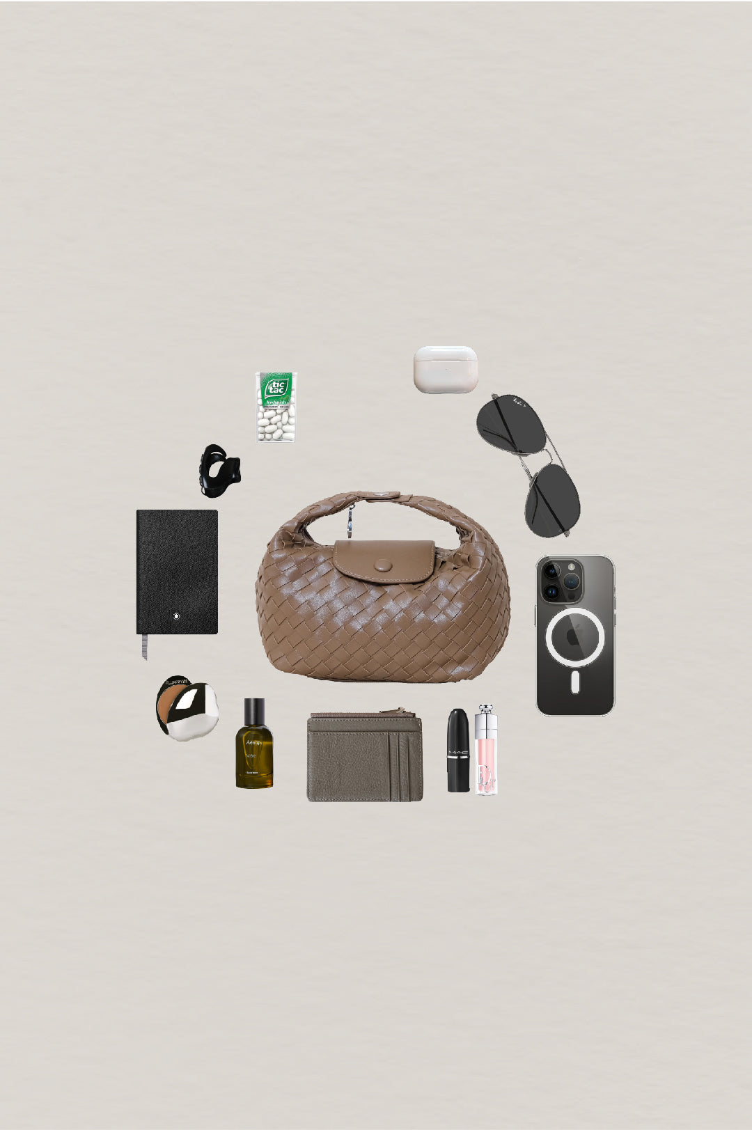 Artisan Aurelia Crescent Bag - Walnut Brown