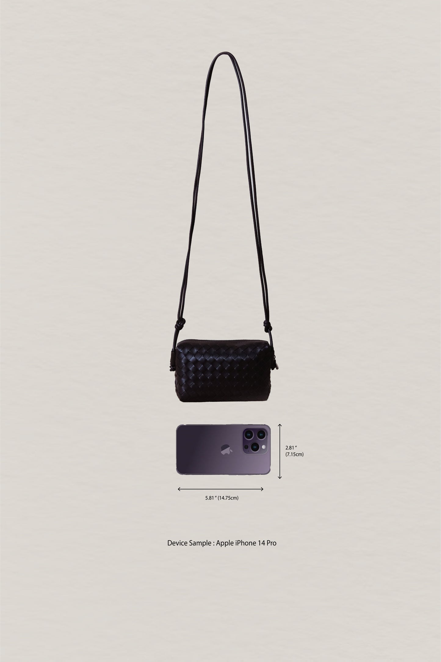 Artisan Elegance Box Bag - Black Currant