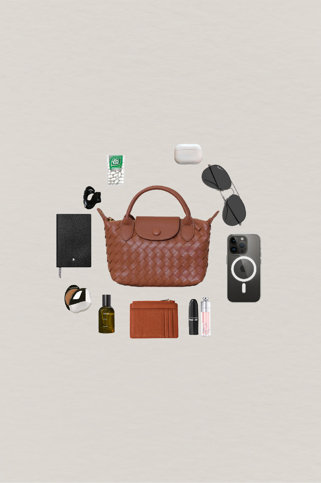 Artisan Véra Mini Carry Bag - Shinny Chestnut