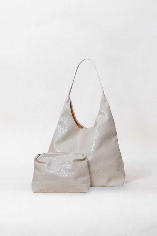 The Pure Elegance Tote - Almond