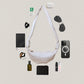 Artisan Classic Crescent Bag - White Sand
