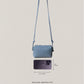 Artisan Elegance Box Bag - Dusty Blue
