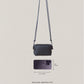 Artisan Elegance Box Bag - Gunmetal Gray
