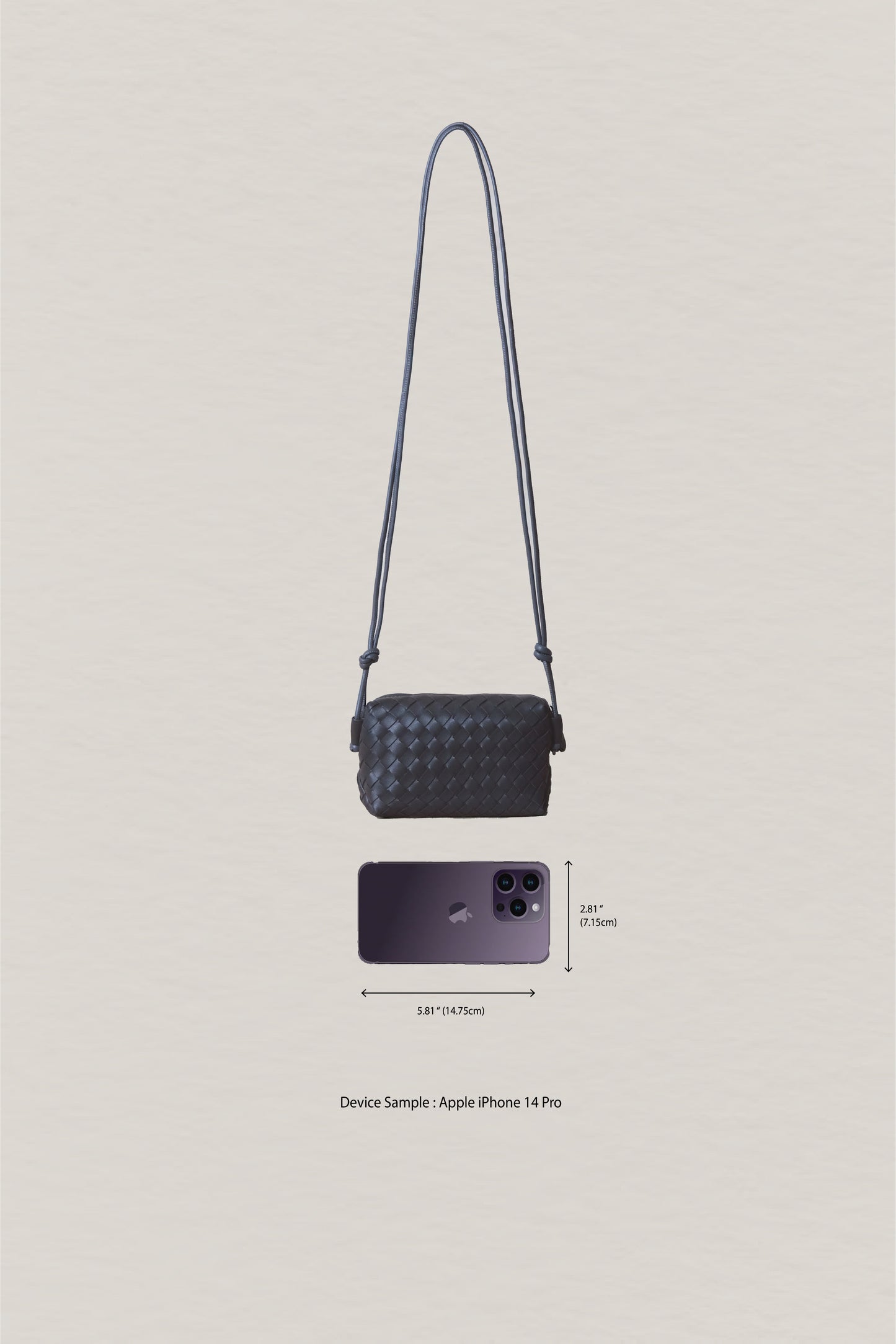 Artisan Elegance Box Bag - Gunmetal Gray