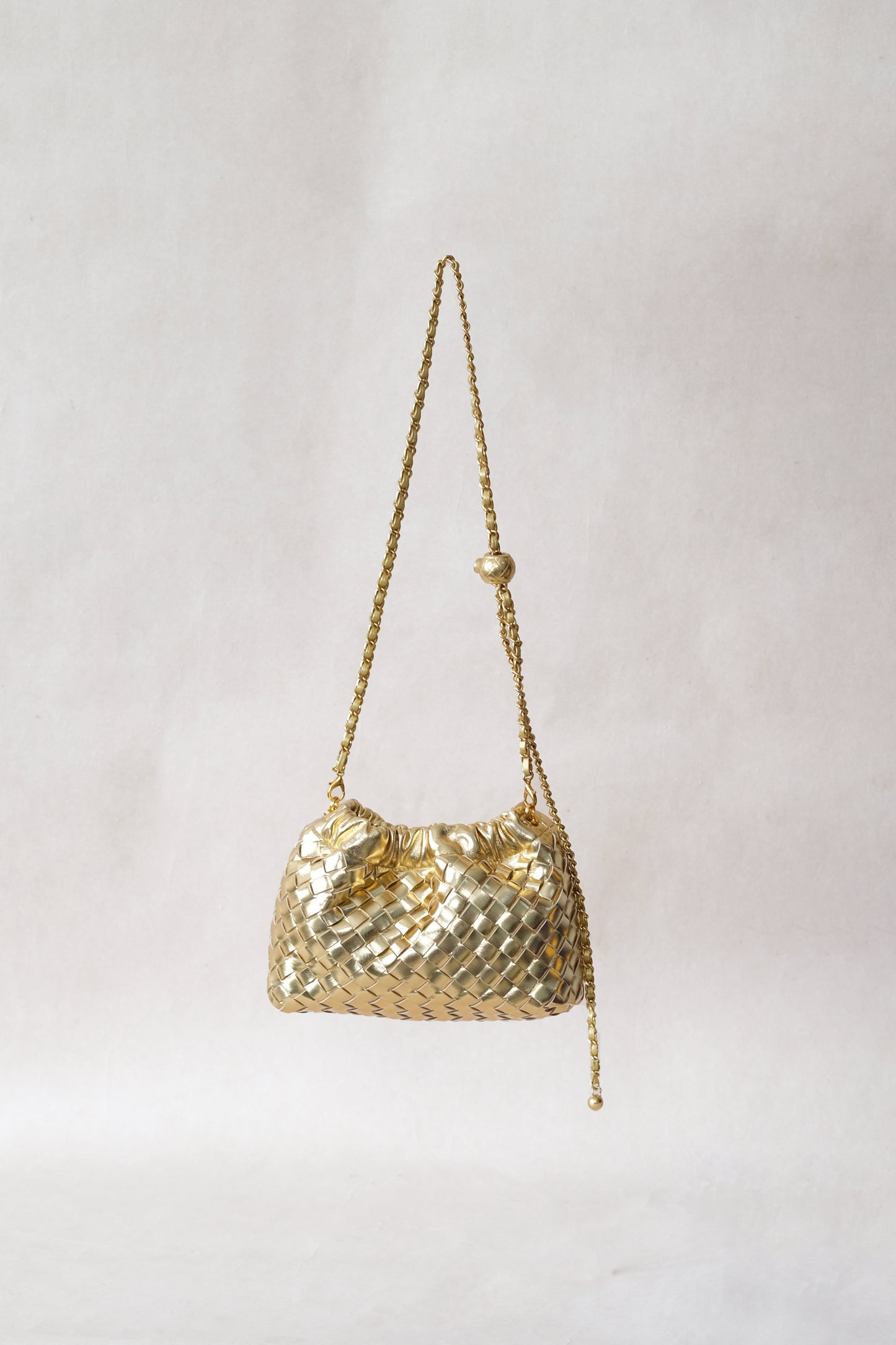 Artisan Signature Cloud Bag - Shinny Gold