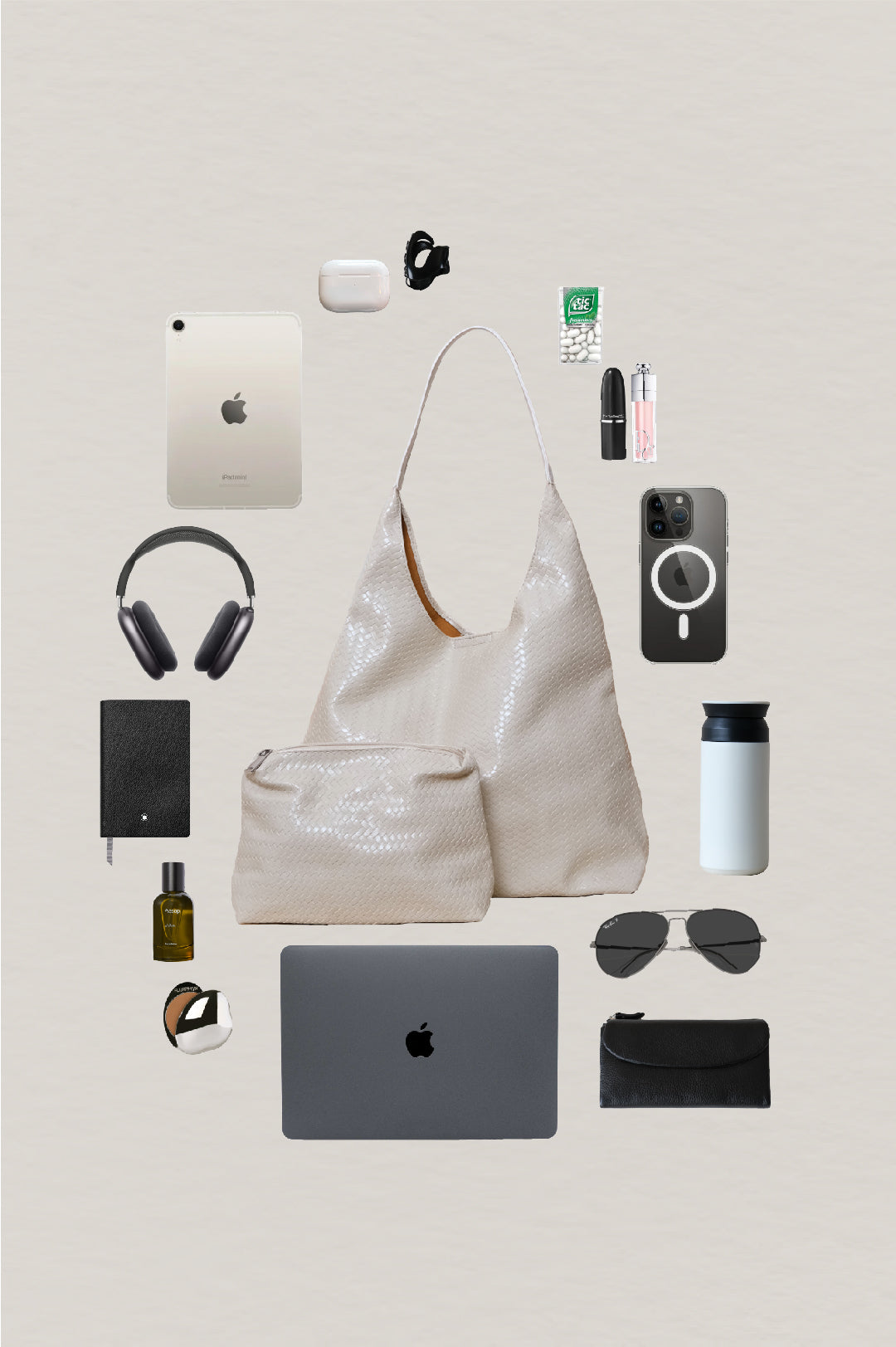 The Pure Elegance Tote - Almond