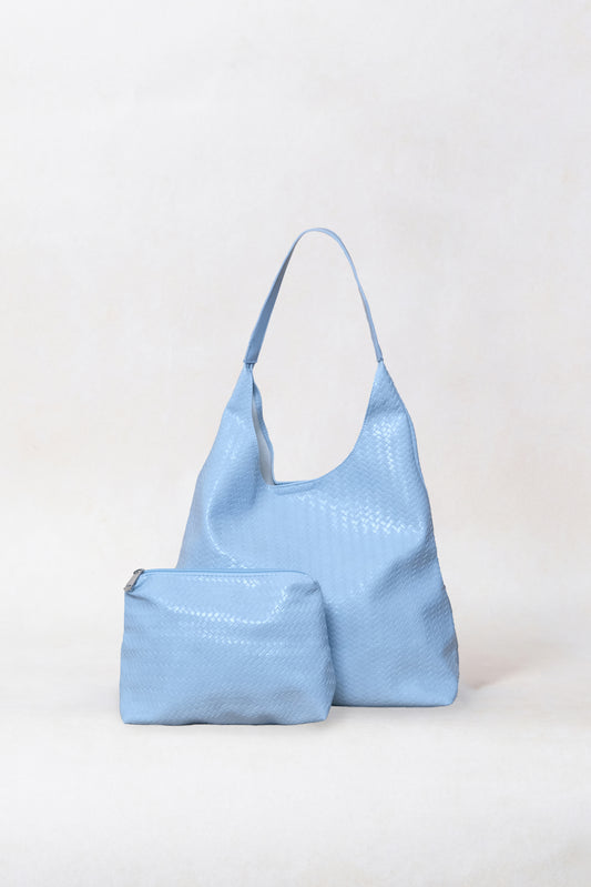 The Pure Elegance Tote - Baby Blue