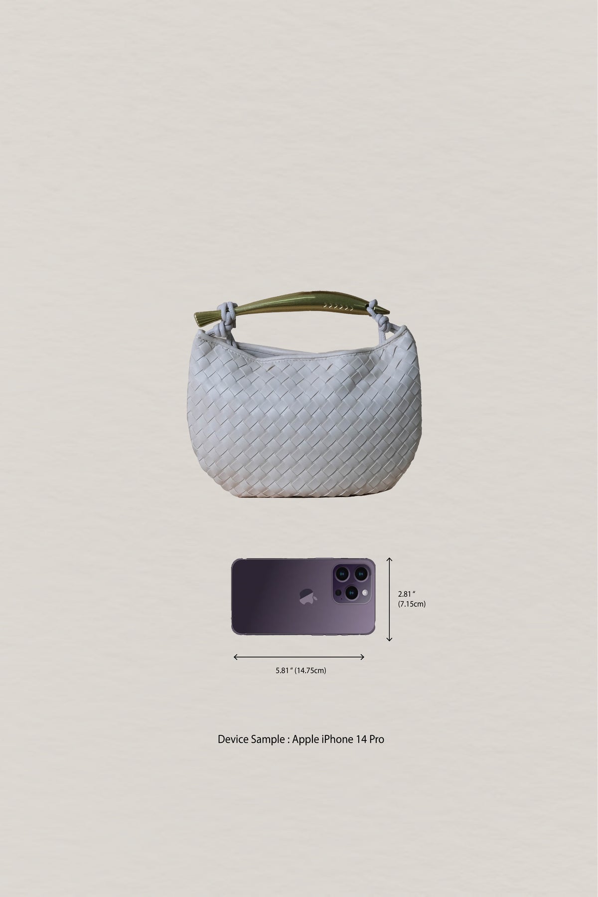 Artisan Classic Dumpling Bag - Cream White