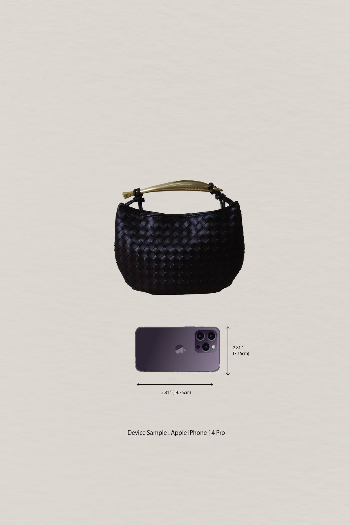 Artisan Classic Dumpling Bag - Black Currant