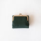 Signature Metal-Clasp Compact Wallet - Green