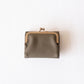 Signature Metal-Clasp Compact Wallet - Khaki