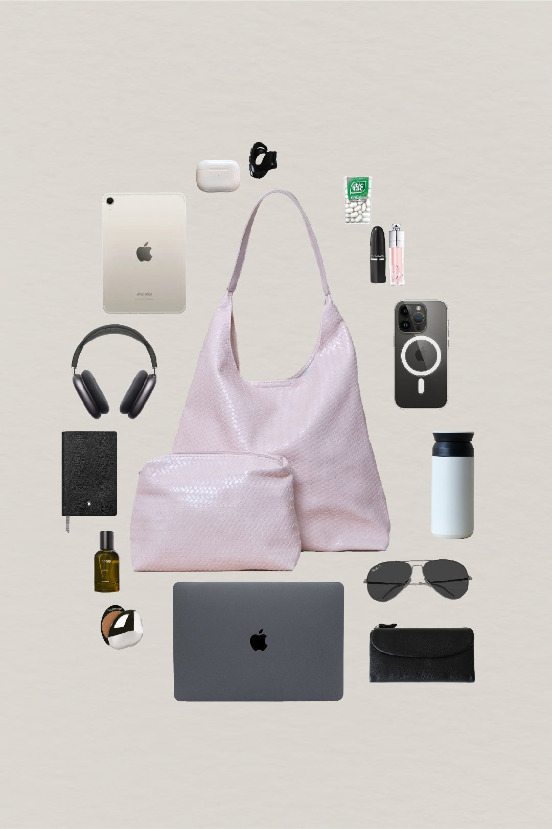 The Pure Elegance Tote - Light Pink