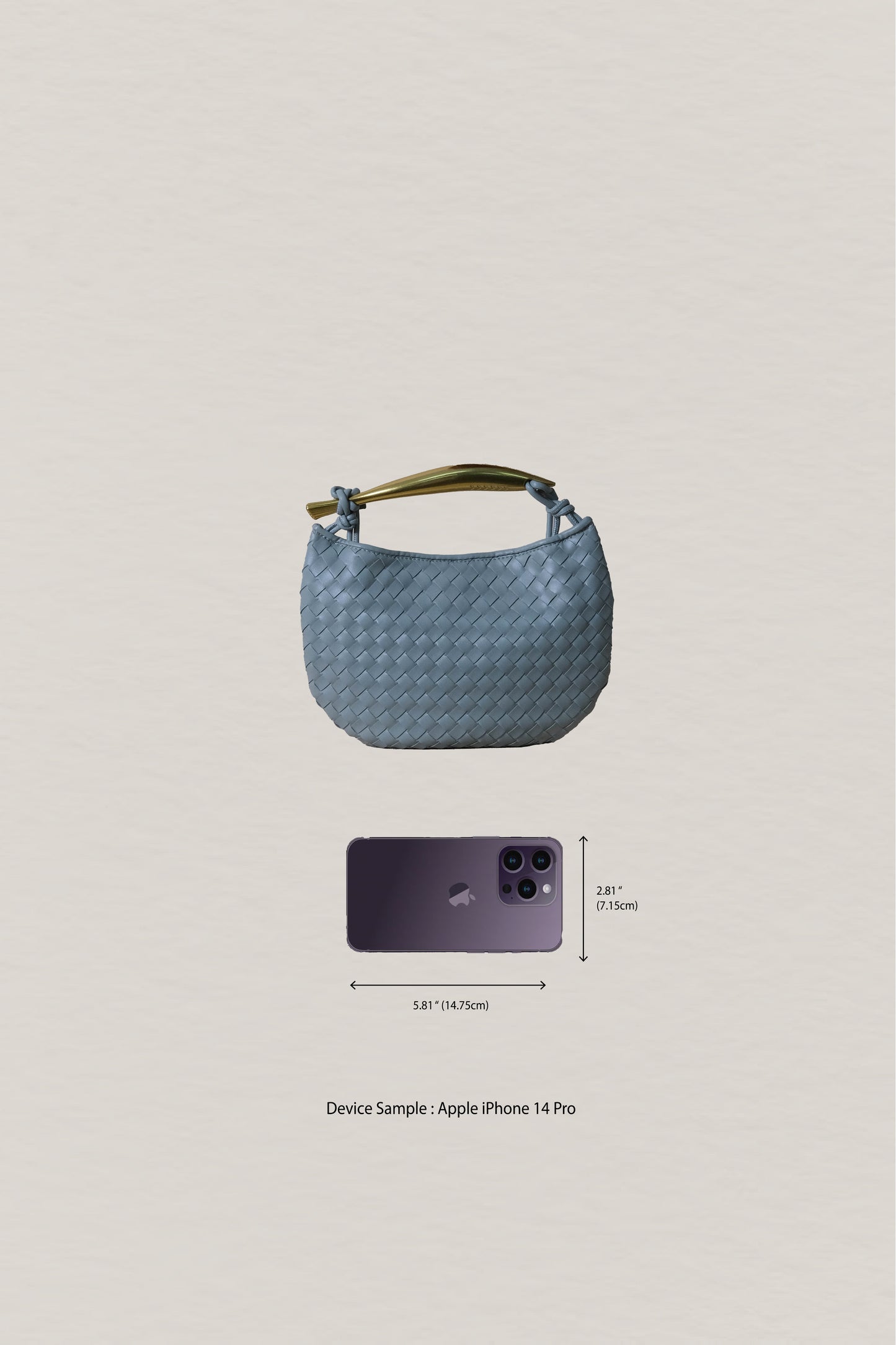 Artisan Classic Dumpling Bag - Agate Grey
