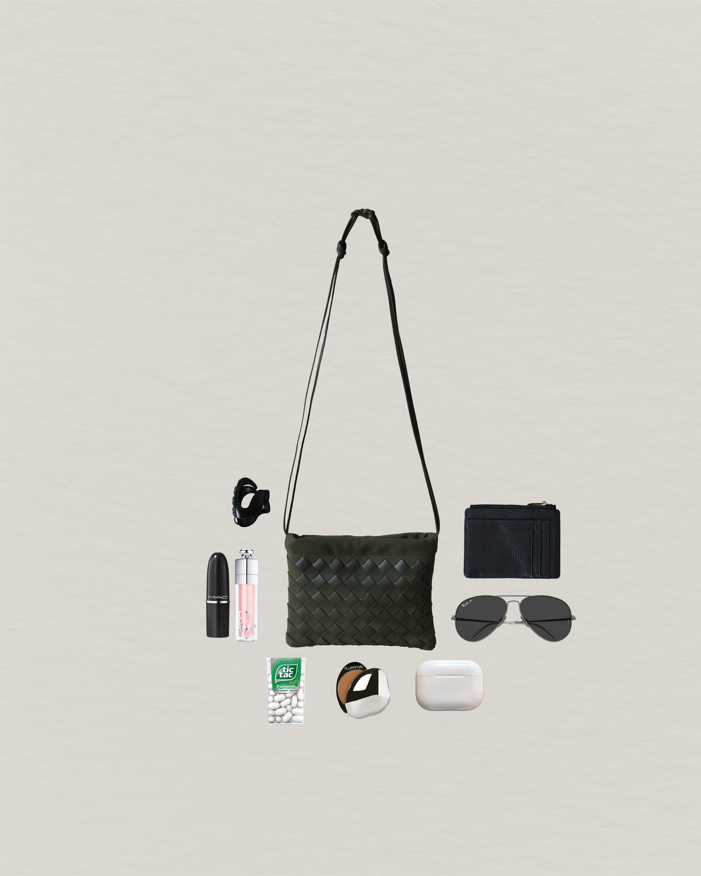 Artisan Cloud Bag - Olive Green