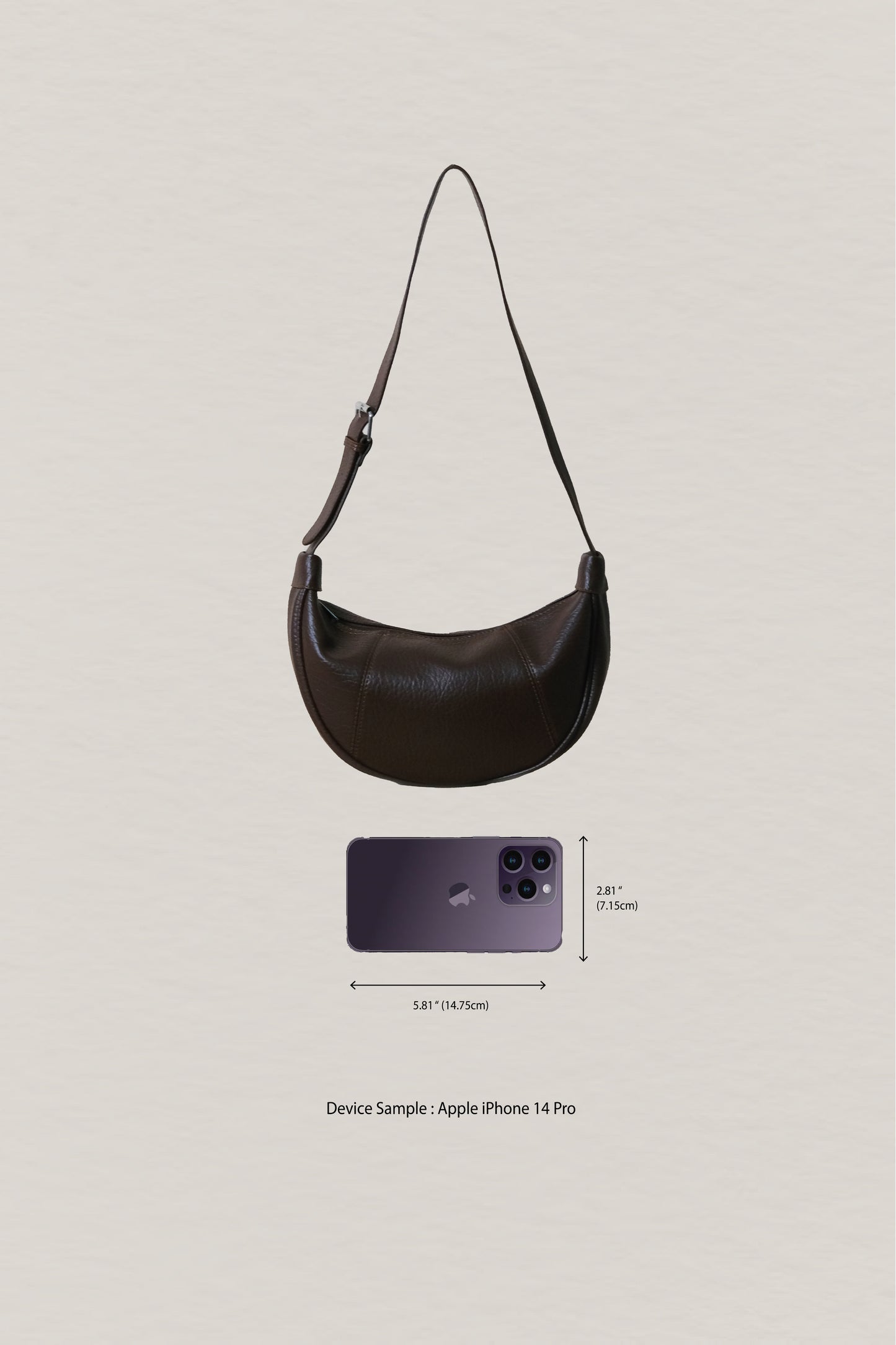 Everyday Soft Dumpling Bag - Coffee