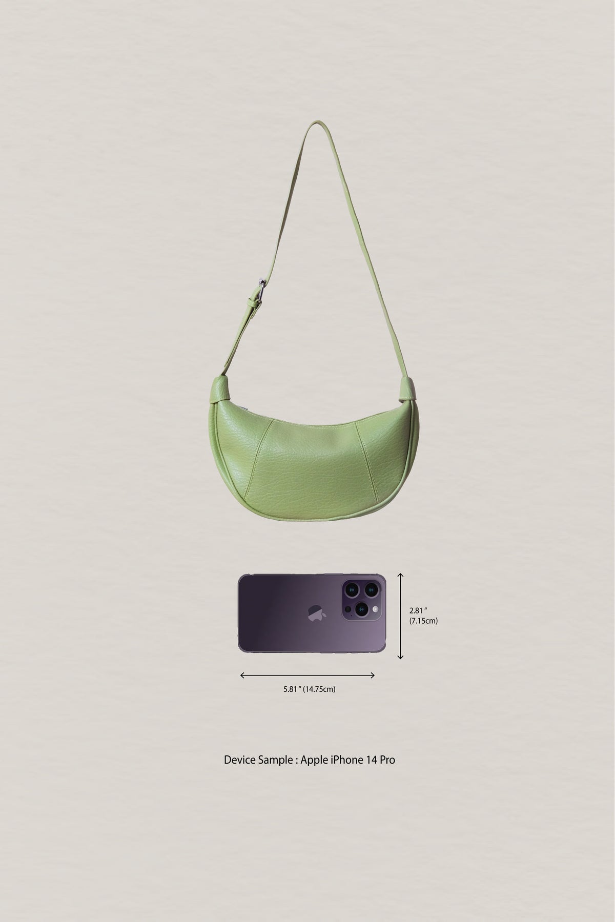 Everyday Soft Dumpling Bag - Avocado Green