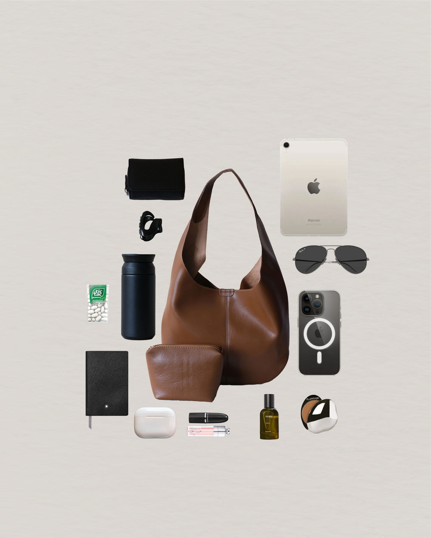 Lucie Soft Carryall - Chestnut