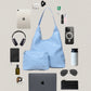 The Pure Elegance Tote - Baby Blue