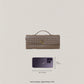 Artisan Crafted Flap Bag - Walnut Brown