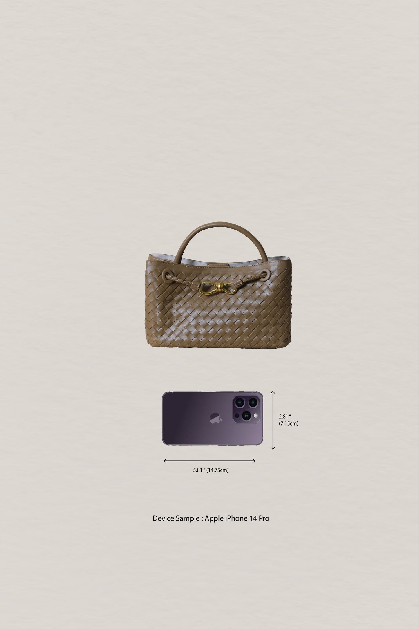 Artisan Grace Tote - Shinny Khaki