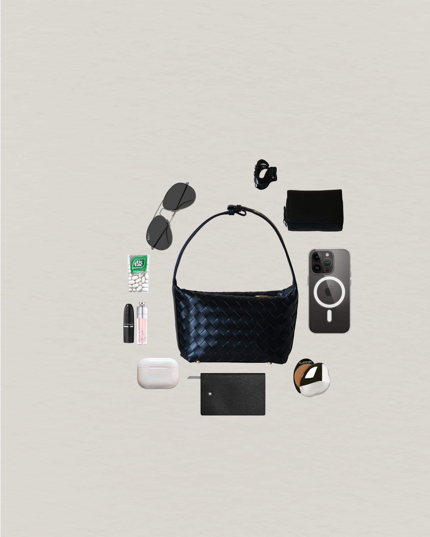 The Artisan Bag - Shiny Black